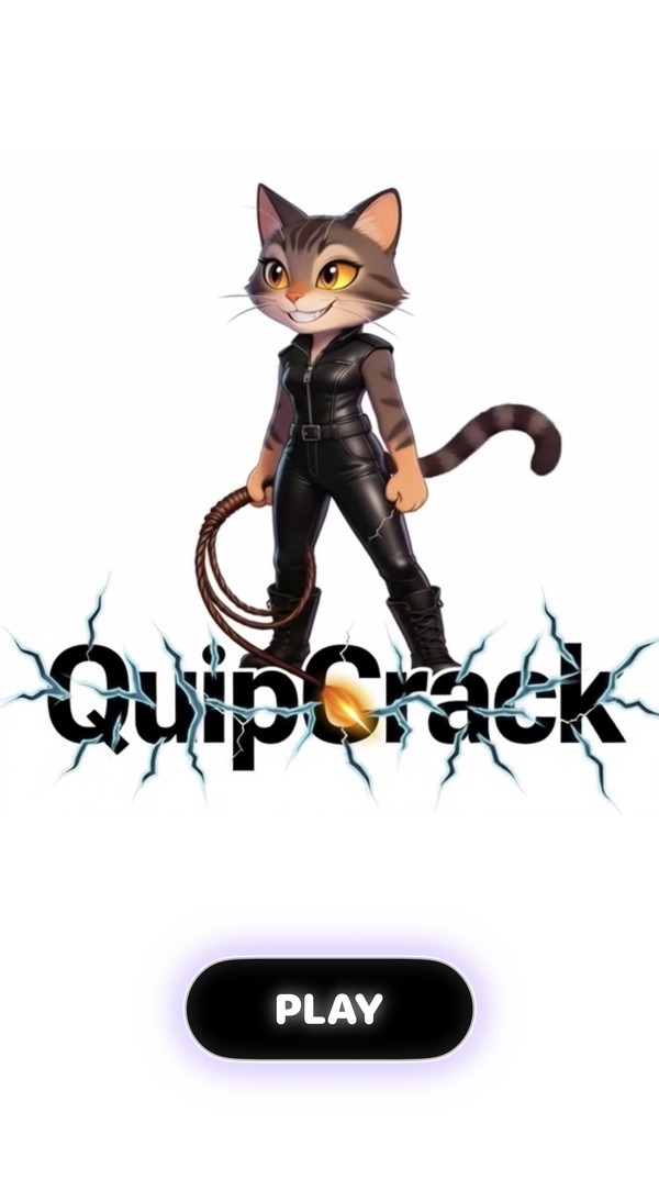 QuipCrack intro screen